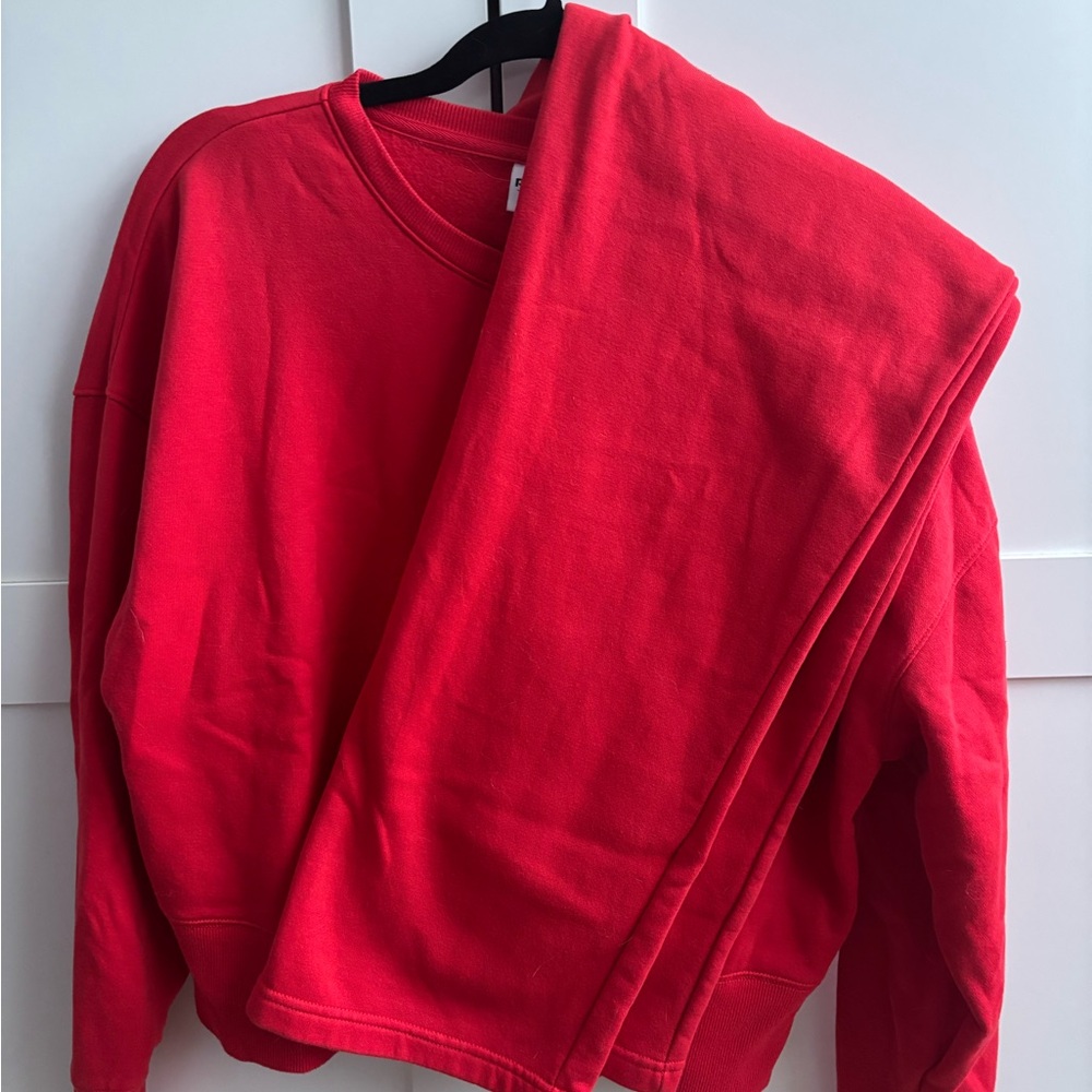Woman’s Reebok Vibrant Red 2-piece sweat set